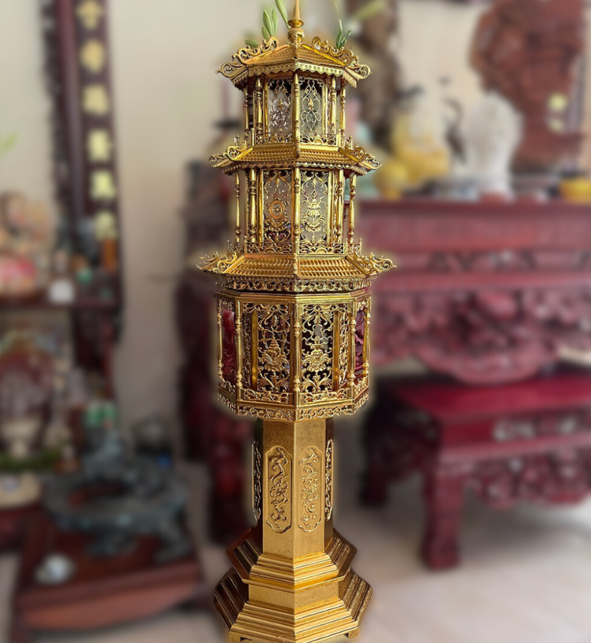 đèn thờ Mái chùa hai tầng sơn son thếp vàng 24K.png
